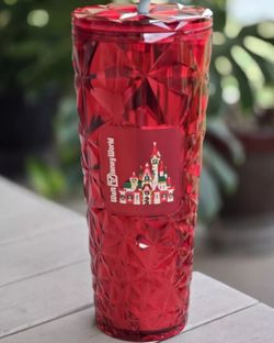 ❤️ Starbucks Disney Holiday Red Jeweled Tumbler 24oz – Brand New
