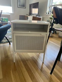 White Zander 19” W Metal Nightstand Wayfair Verified