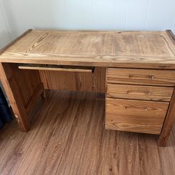 Wooden desk
