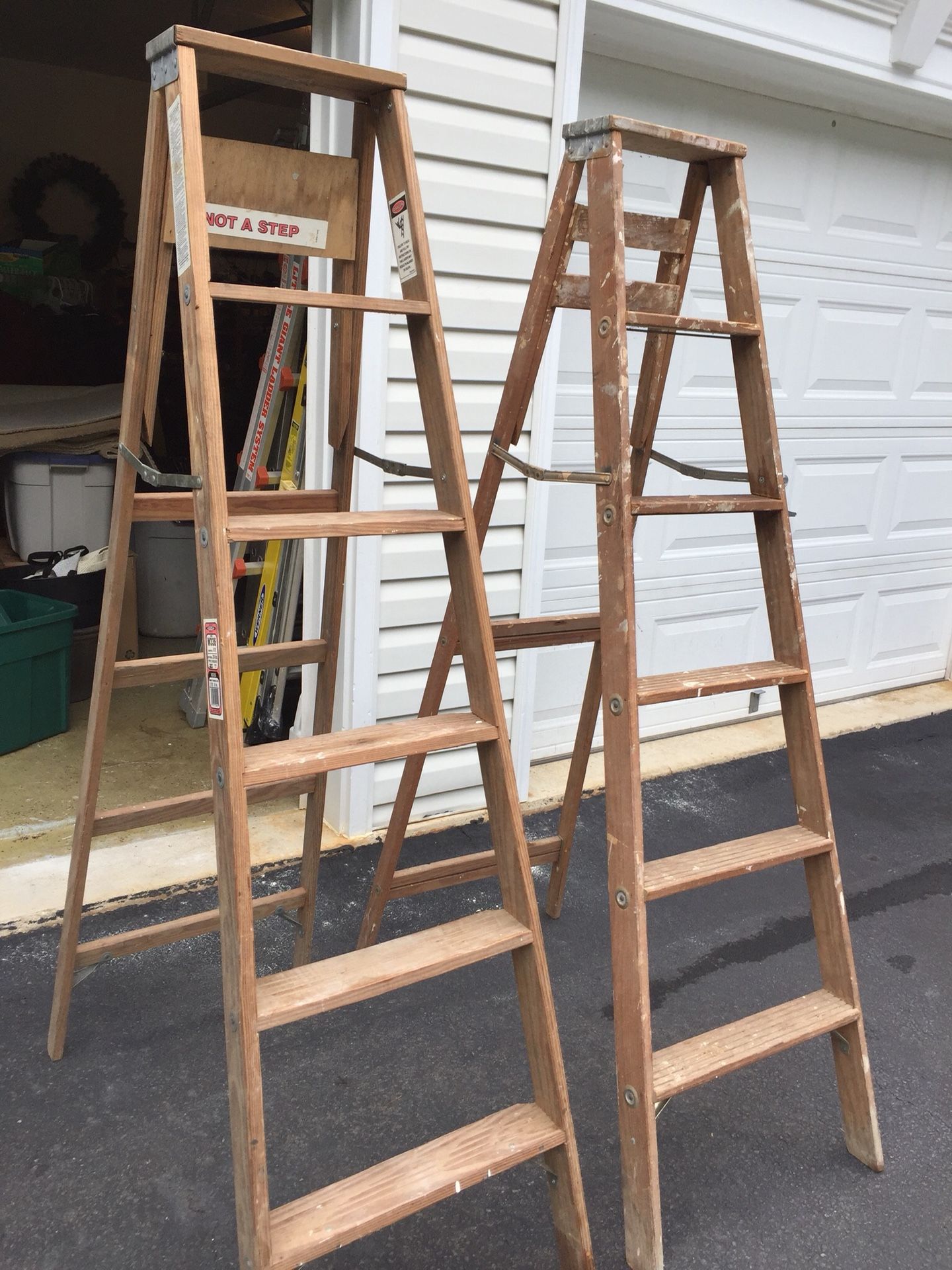 2 ladders $10 for both