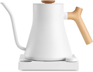 Fellow Stagg EKG Pro Electric Gooseneck Kettle Matte White Maple Handle