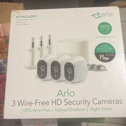 Sell 3 Wire-Free HD Security Cameras