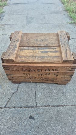 Wooden crate, Vintage vw Volkswagen accessories