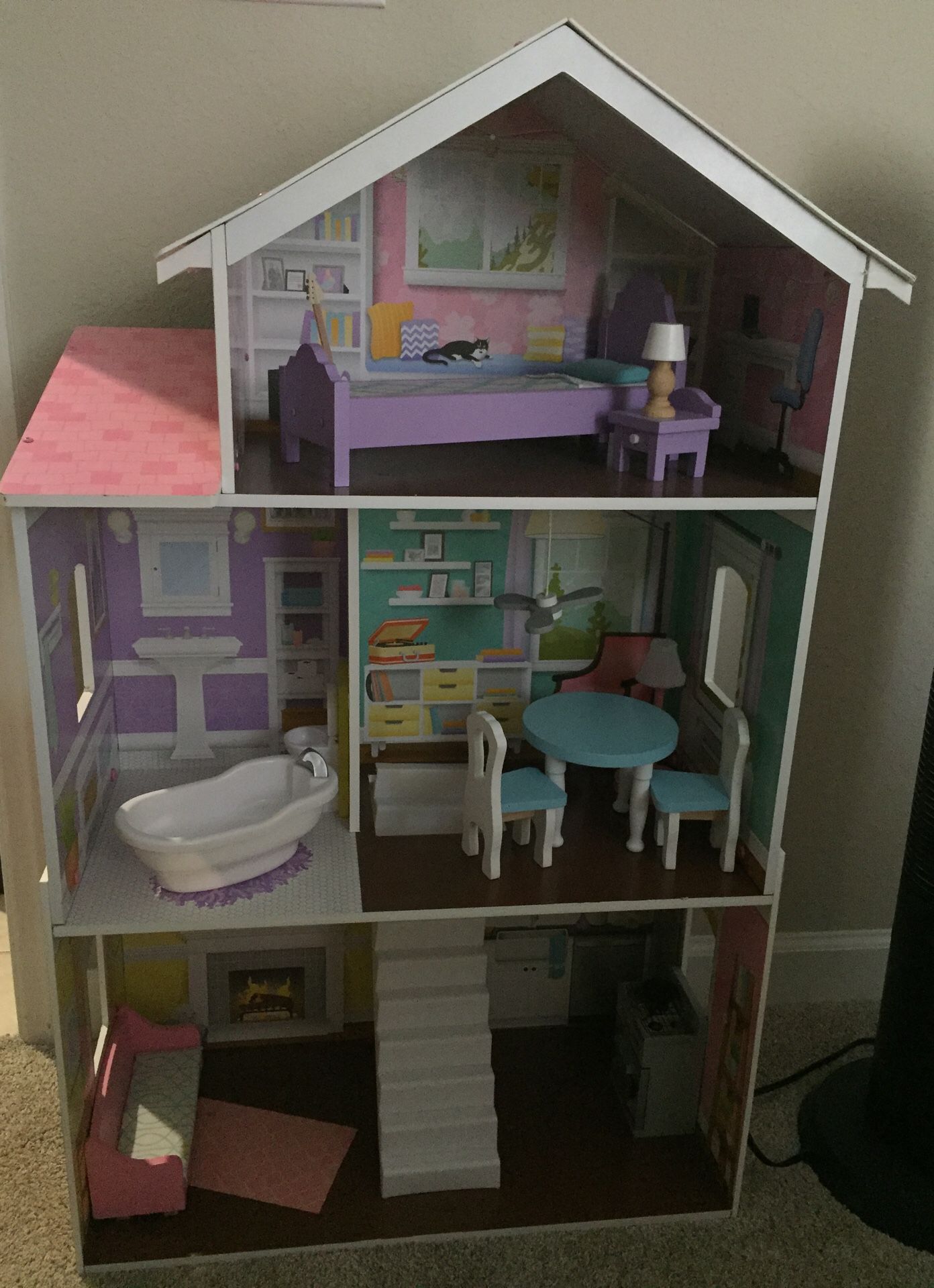Doll house&toys Inside