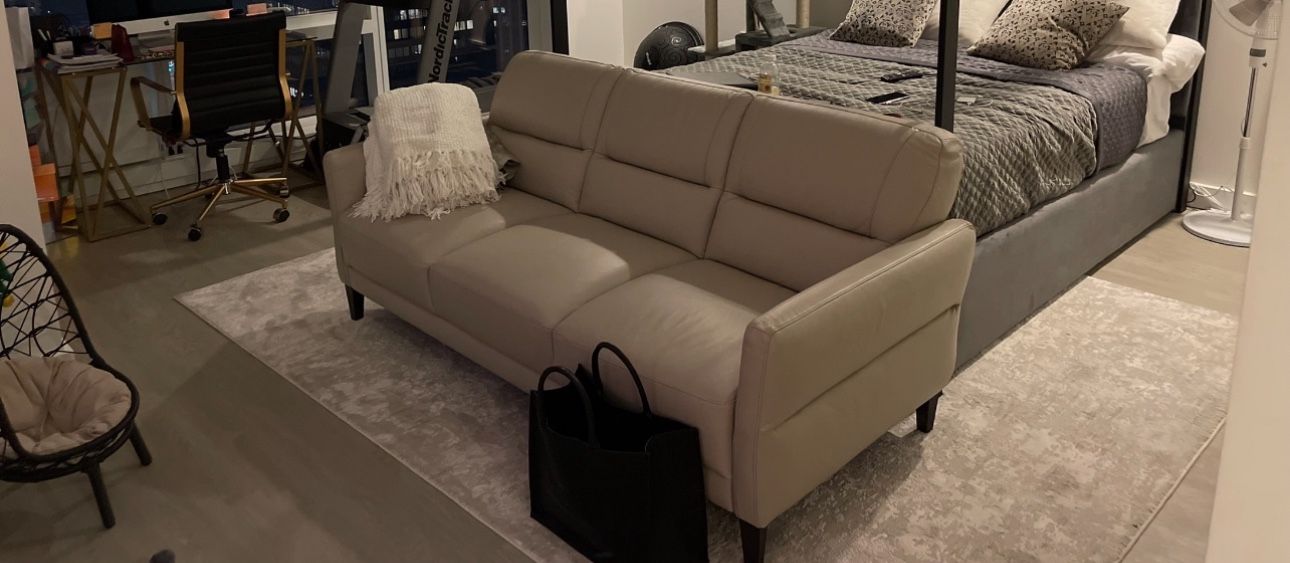 Natuzzi Leather Sofa