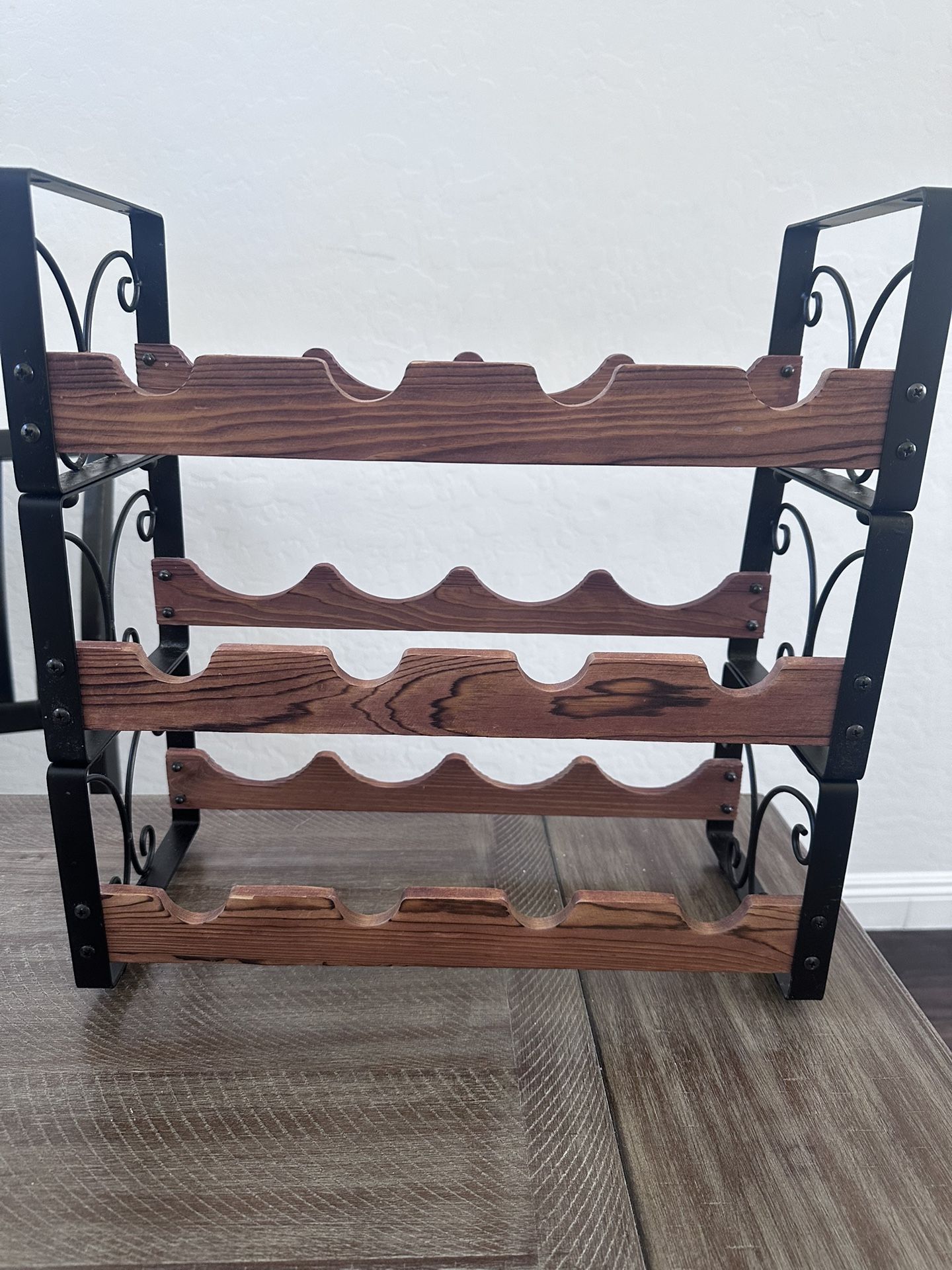 3 Tier stackable wine rack