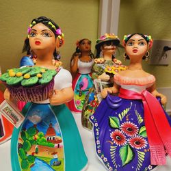 Clay Lupitas dolls🥰✨️$39.99 Each.En Casa Barajas Clay Pots &Pottery #1 En Cypress Ca.90630