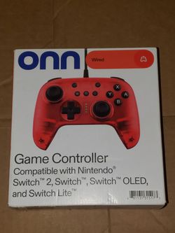 ONN Wired Game Controller for Nintendo Switch