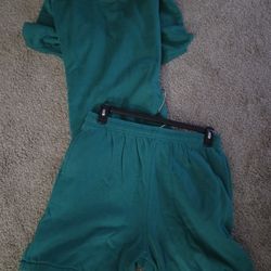 Men's Vintage Short Sweat Outfit. 