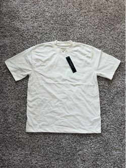VOX POPULI Brooklyn Book Club Graphic T-Shirt Men’s Medium Cream Oversized Cotton NWT