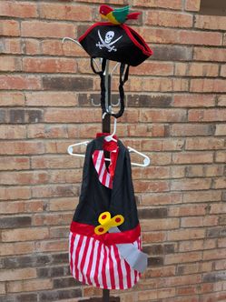 Dog Pirate Halloween Costume Set