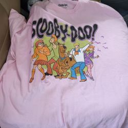 Scooby Doo Gang Shirt. Mint.  Men. Pink. $10.00 OBO.