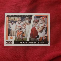 Trevor Lawrence Score Rookie Card 