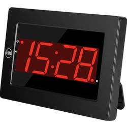 Digital LED Wall Clock Battery Operated