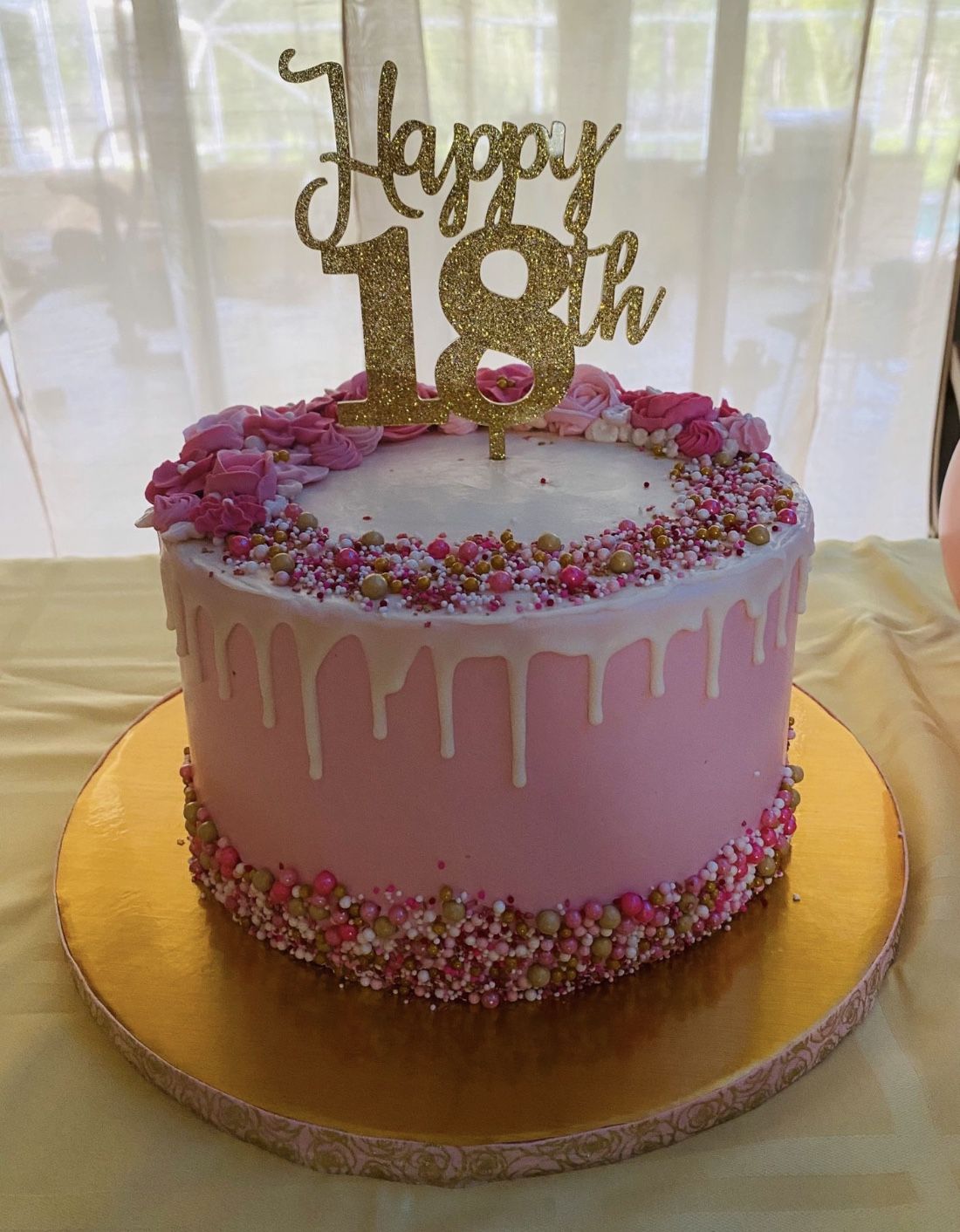 18th Birthday cake topper