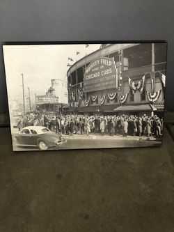 Baseball Wall Picture (Chicago Cubs)