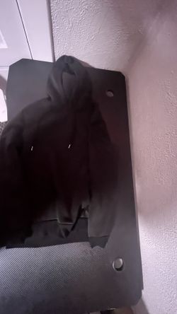 black hoodie
