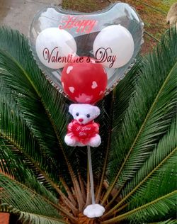 VALENTINES DAY HEART CLEAR BALLON