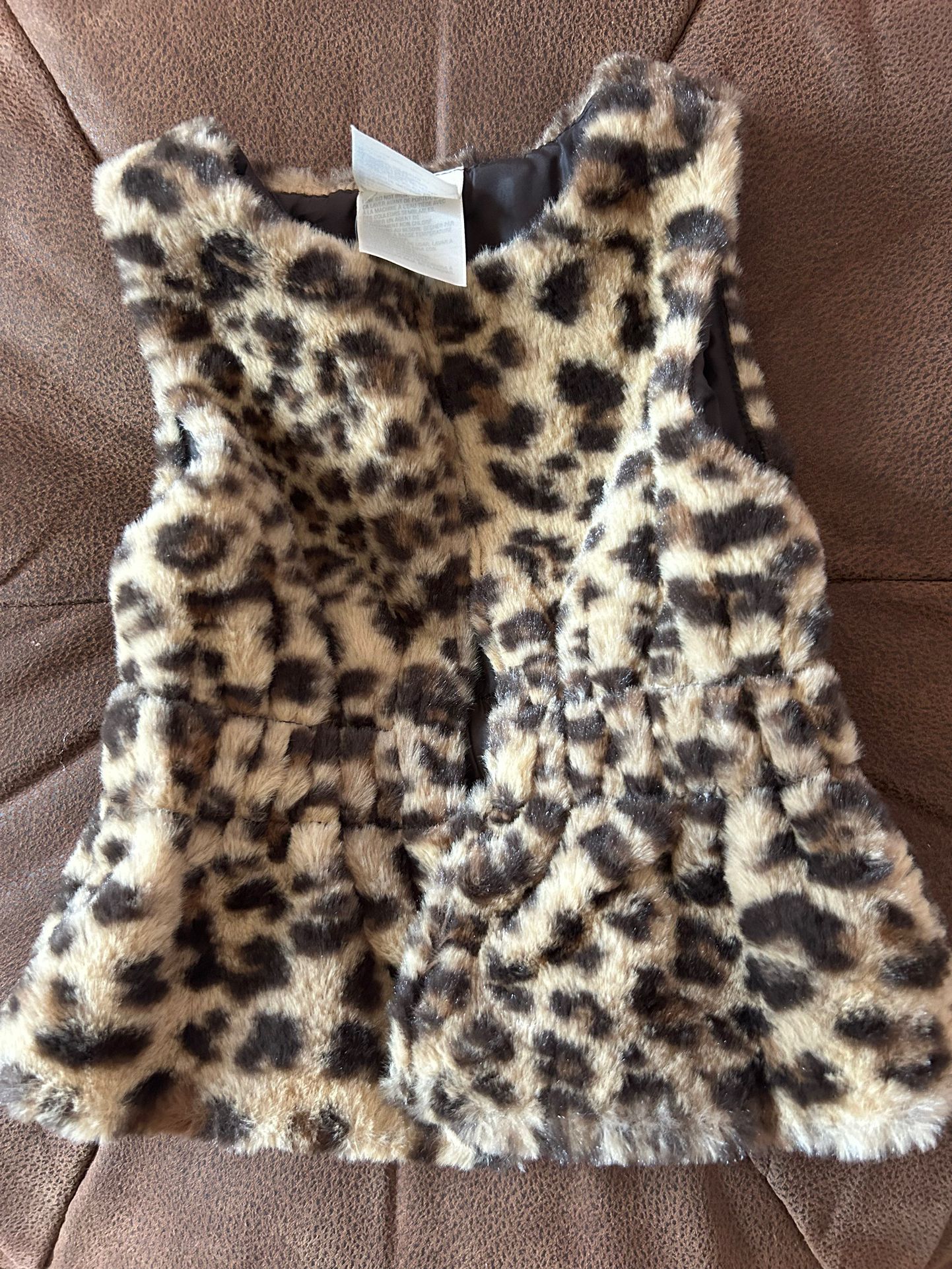New Leopard Vest 6-9 Months