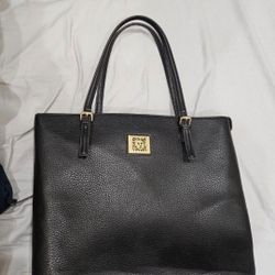 Anne Klien School/Office Tote Bag In Black