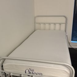 Nap Queen Twin XL Bed Frame And Matress