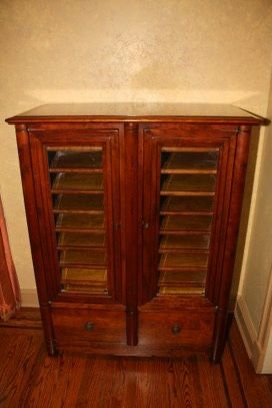 HEAVY Wood Wardrobe Clothes Storage