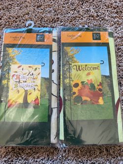 Garden Fall flags