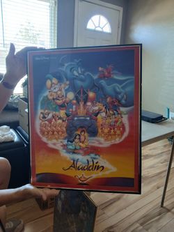 Disney 1992 Aladdin  Poster