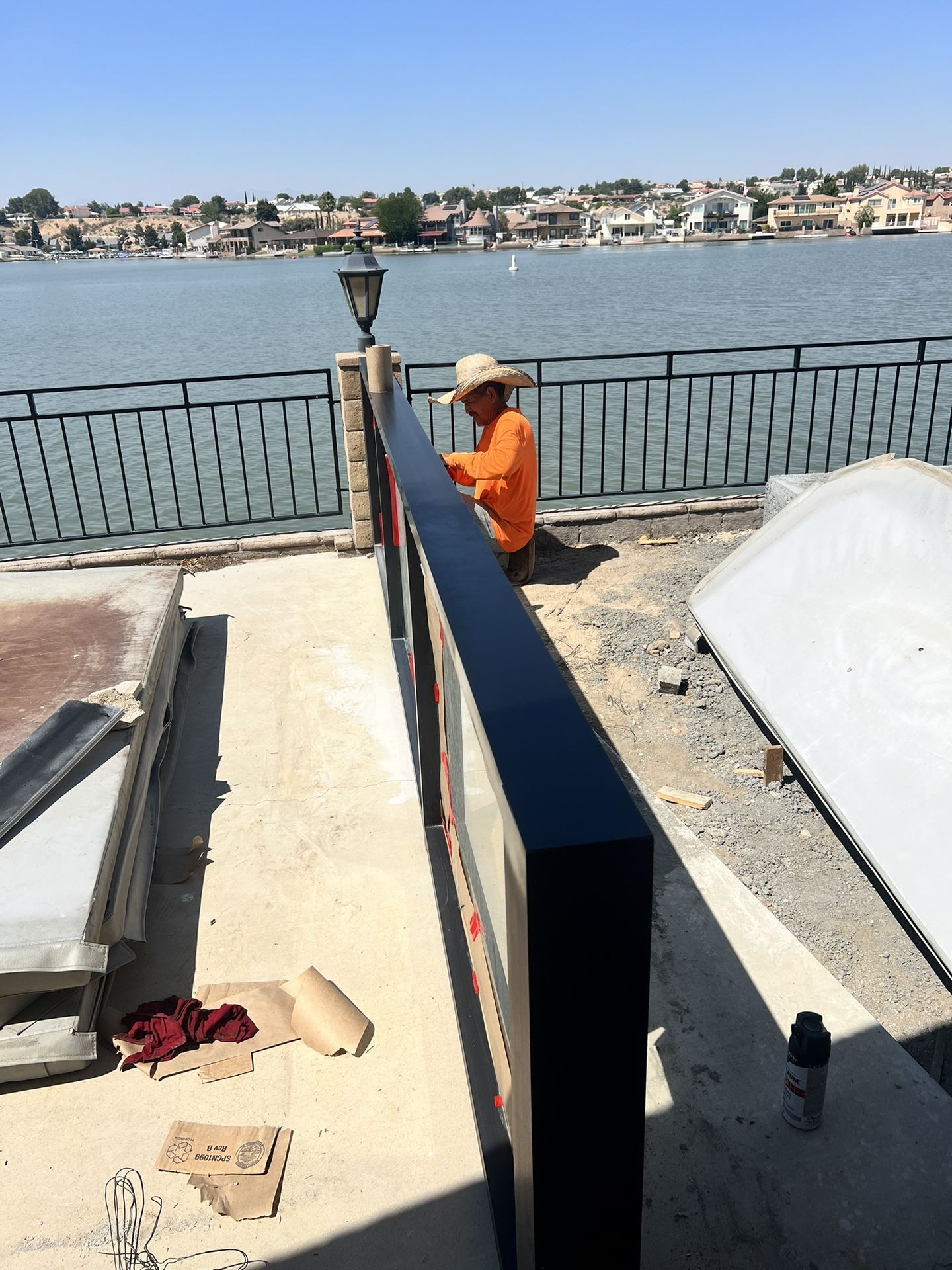 Metal Frame With Tempered Glass