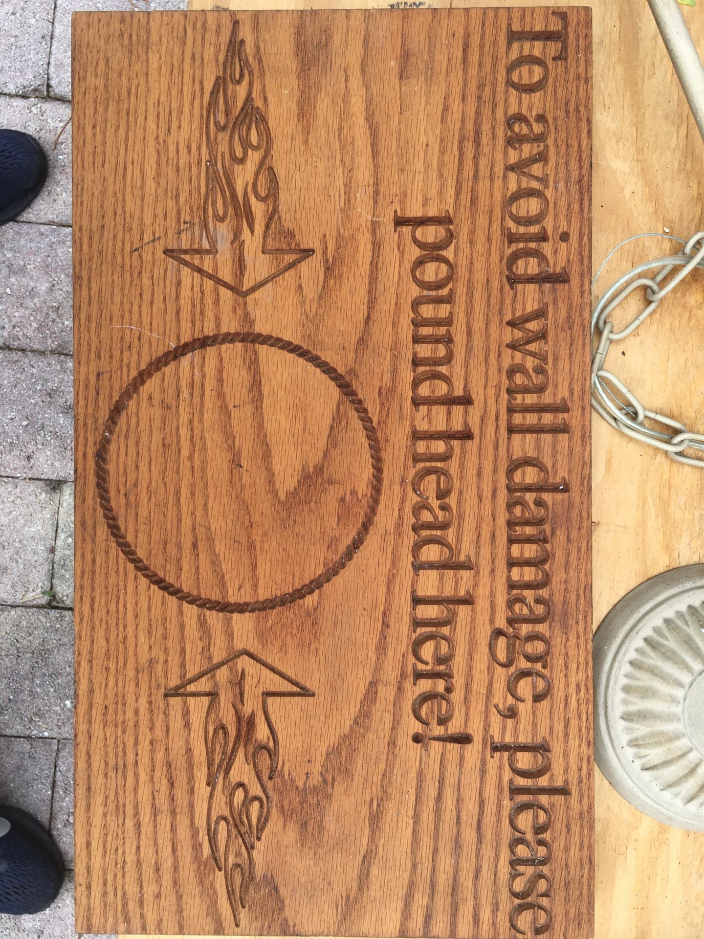 Wood sign 11 X 20 $25.00 CASH. TEXT FOR PRICES.