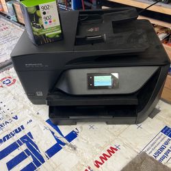 HP Office Jet 6958 Print Fax Scan Copy Web With New Ink