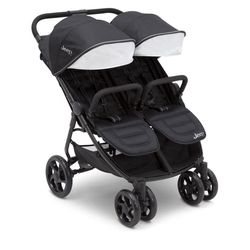 Jeep Destination Ultralight Side x Side Double Stroller, Midnight