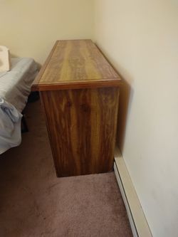 Chest of drawers, brown, 6ft long