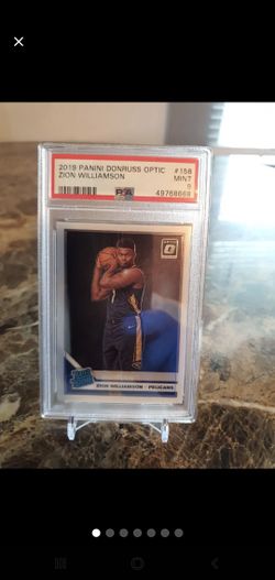 2019 Optic Zion Williamson PSA Graded Gem Mint 9
