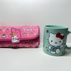 Hello Kitty 14 oz Ceramic Mug  Hello Kitty  Pencil Bag Case  Small 