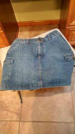 Jean skirt sz 10 like new