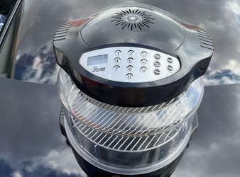 NEW WAVE OVEN PRO PLUS Con Anillo De Extencion De Acero Inoxidable