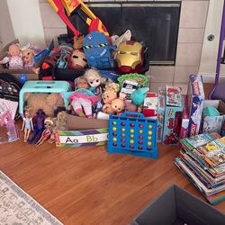 Kids Toys, Games, Books Etc.