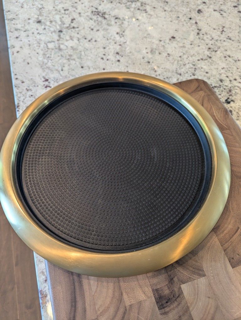 14" Gold/ Polished Brass Serving Trays - 8 Trays Available - $10 EACH!