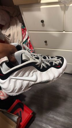 Nike Air Foamposite Pro White Black University Red