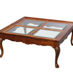 40"×38"×16"H  DREXEL QUUEN ANN COFFEE TABLE 