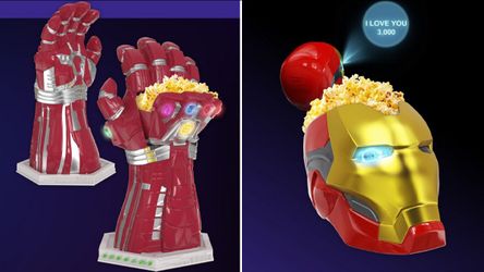 Iron man helmet Popcorn bucket! "I love you 3000" hologram