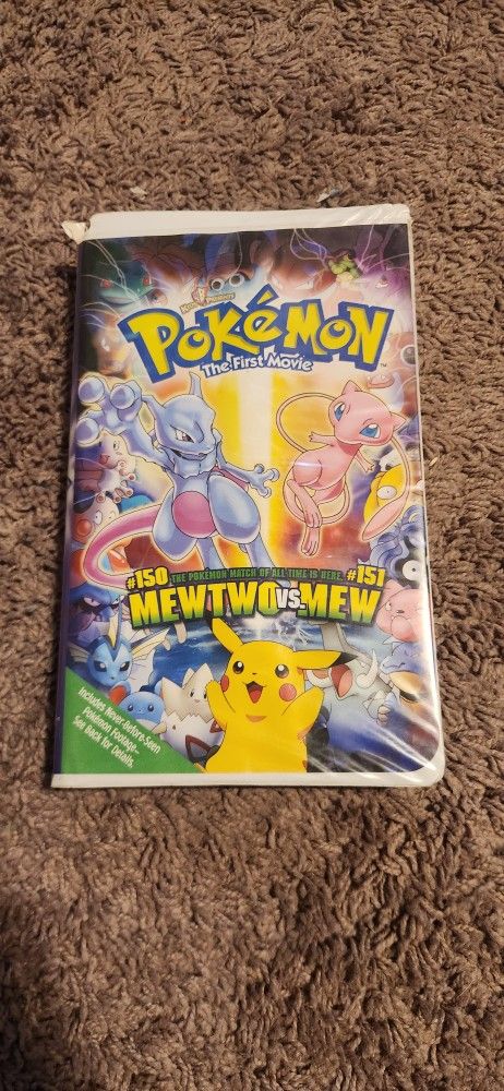 Pokemon The First Movie Vhs