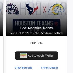Texans Tickets 