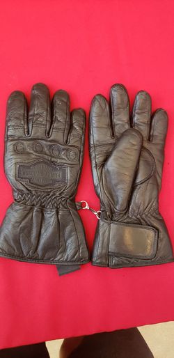 Men's medium leather Harley-Davidson gloves