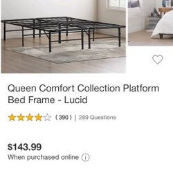 Platform Bed For Queen Mattress 