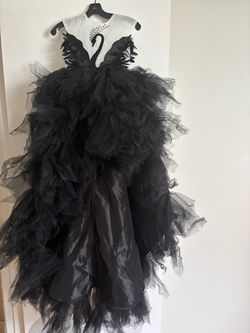 Black Swan Tulle Costume Dress for Kids