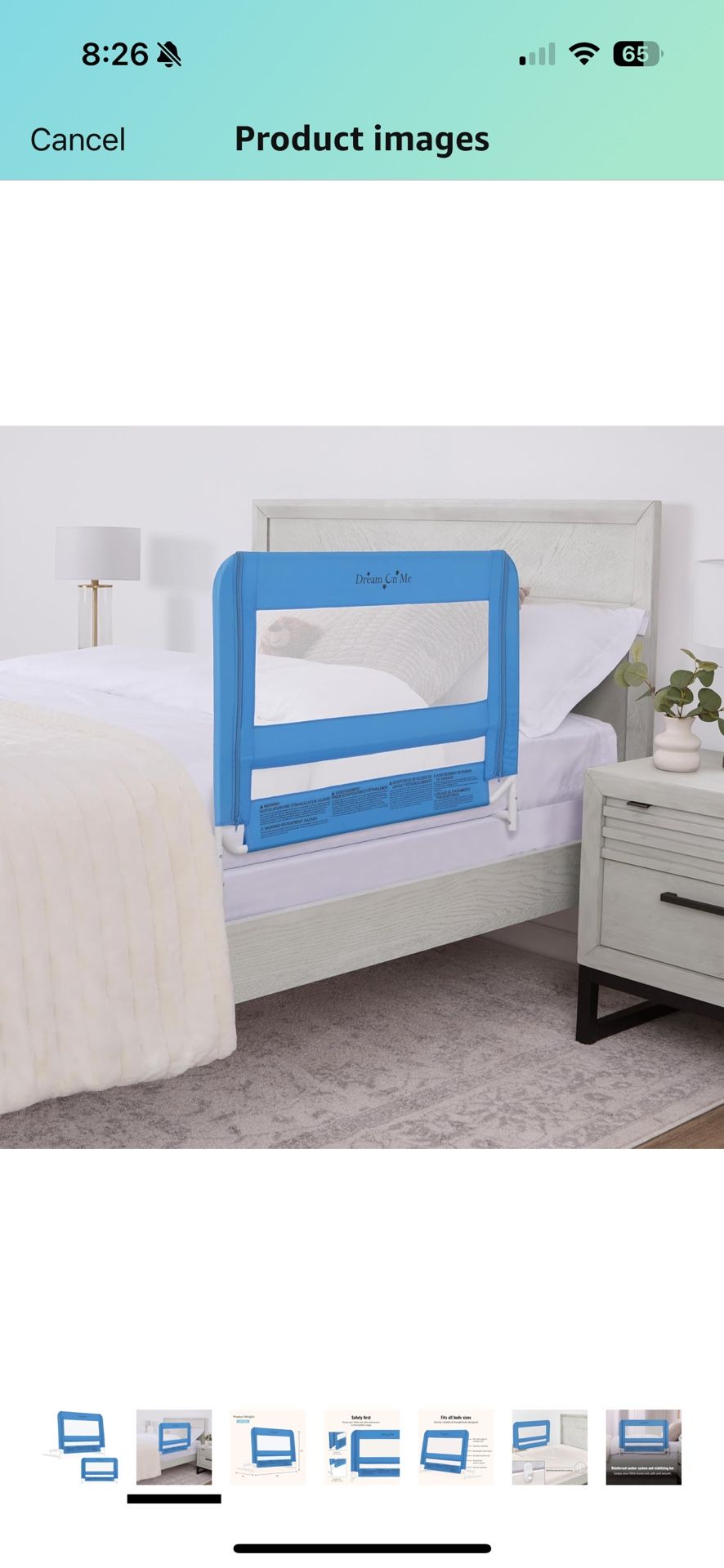 New In Box Bed Rail Safety Toddler Sleep Rail Edge 