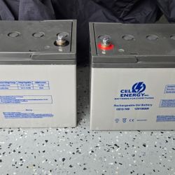 2 Gel Batteries.  12v 100 Amp Hours  New!!