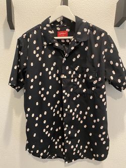 Supreme Squares Button Up Shirt M Black